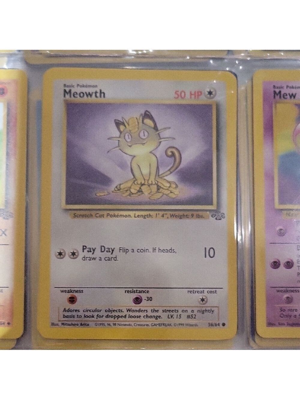 Pokemon Meowth Card